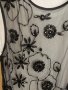 Нова Черна прозрачна блуза, пайети, секси, М, снимка 1 - Корсети, бюстиета, топове - 15281437