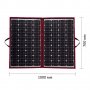 110W гъвкав монокристален соларен панел с контролер