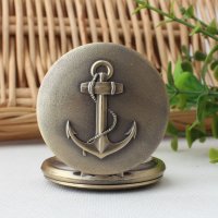 Красив Джобен часовник с котва море кораб лодка моряк океан , снимка 3 - Други ценни предмети - 23409454