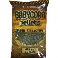 Бързо-разтворими пелети Hemp – Anaconda Babycorn Pellets 1kg, снимка 2 - Стръв и захранки - 22089331