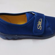Български пантофи в синьо, снимка 2 - Бебешки обувки - 17677035