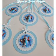 медальони за детски рожден ден с  героите от Леденото кралство, снимка 4 - Други - 16207672