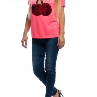 Дамска Блуза с Апликация от Пайети , снимка 1 - Тениски - 24936903