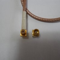 СВЧ кабел с букси за платков монтаж, снимка 4 - Друга електроника - 23054884