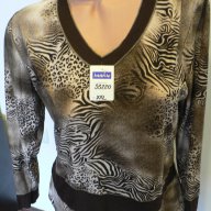 Avalanche XL-XXL тигрова дамска блуза дълъг ръкав тигрови женски блузи дълги ръкави, снимка 1 - Блузи с дълъг ръкав и пуловери - 6620300
