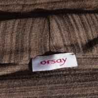 Orsay дамска туника жилетка кафява еластична, снимка 3 - Жилетки - 20617815