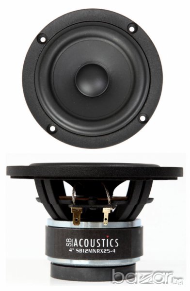 Средночестотен говорител Sb Acoustics 4" SB12MNRX25-4, снимка 1
