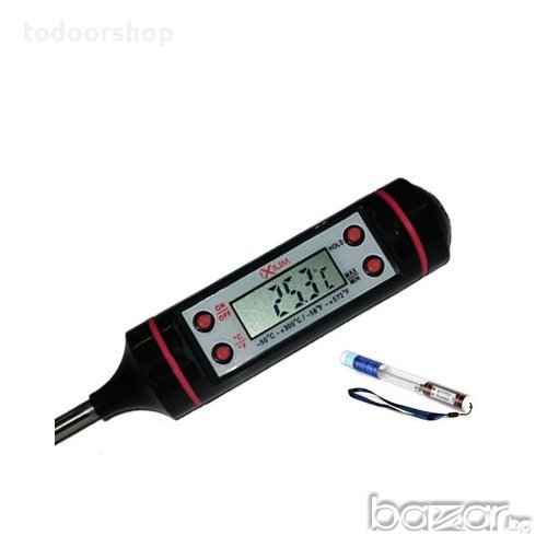 Дигитален термометър със стоманена сонда от -50°c до 300°c , снимка 1