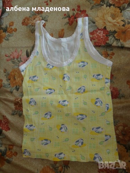 детски потник жълт, снимка 1
