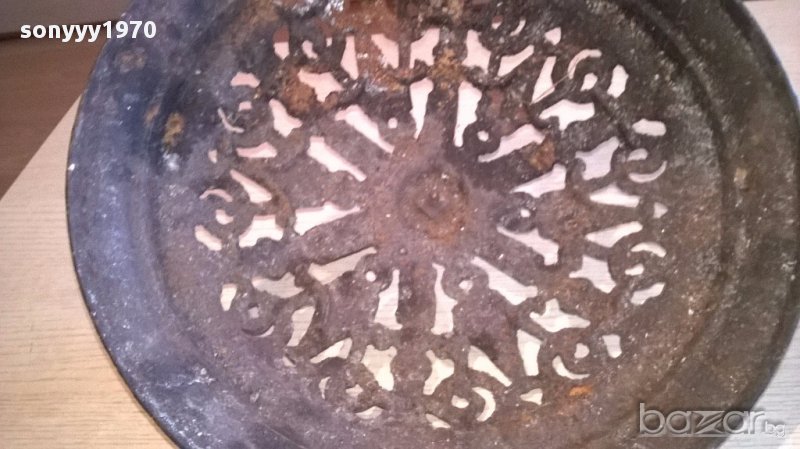 АНТИКА-Ретро колекция-метал/чугун-редка плетка-33х13см, снимка 1