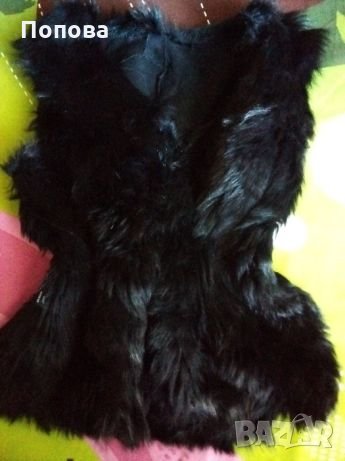 Елек естествена агнешка кожа с косъм, снимка 1