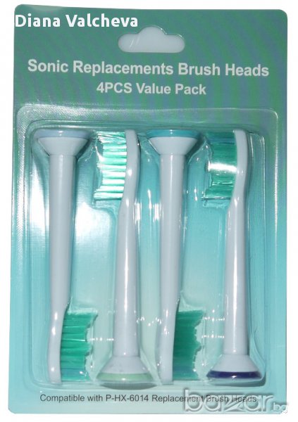Резервни глави за ел.четки Philips Sonicare - 4 броя/опаковка, снимка 1