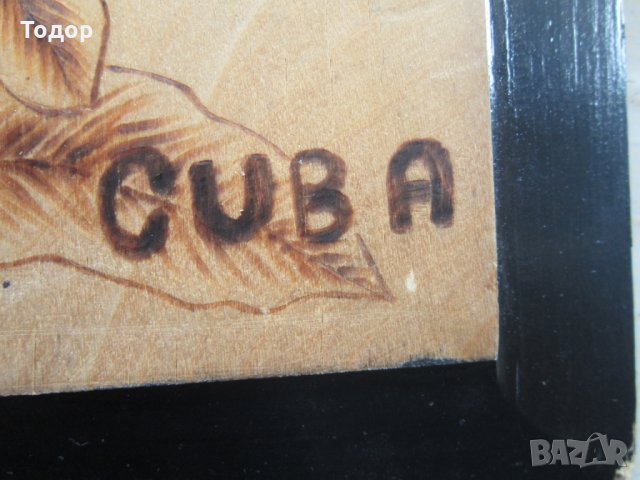 Кубинска картина върху дърво плакет, снимка 3 - Колекции - 25405157