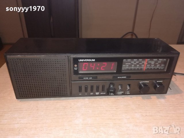 universum радио часовник-33х11х10см-внос швеицария