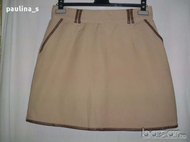 Еластична пола с висока талия "Gina Tricot" original brand, снимка 1 - Поли - 14940468