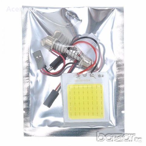 LED осветителни плочки за плафони на автомобили с 48 бр. диода, снимка 5 - Аксесоари и консумативи - 20949885
