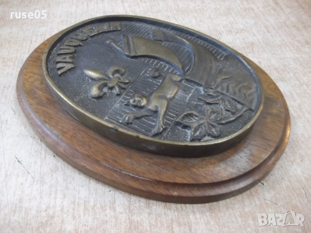 Пано за стена бронзово върху дърво, снимка 4 - Други ценни предмети - 24500962