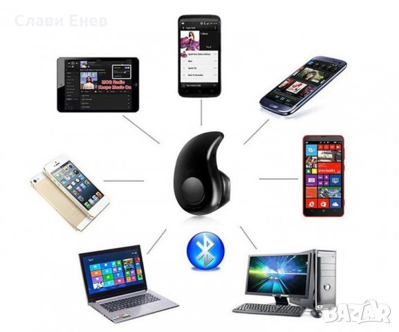 Mini handsfree Bluetooth слушалка, снимка 4 - Слушалки, hands-free - 23773150