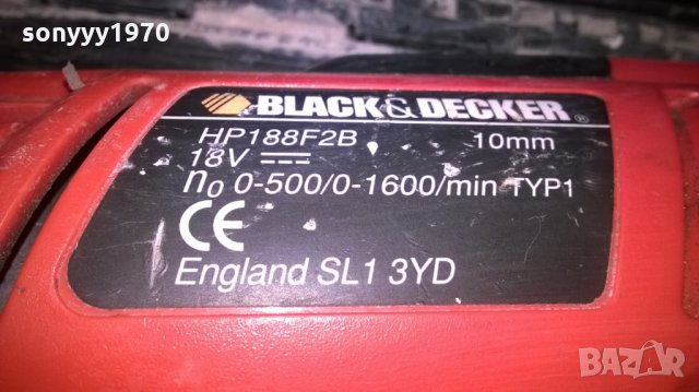 Black & decker-винтоверт/ударна бормашина-внос англия, снимка 16 - Винтоверти - 22744894