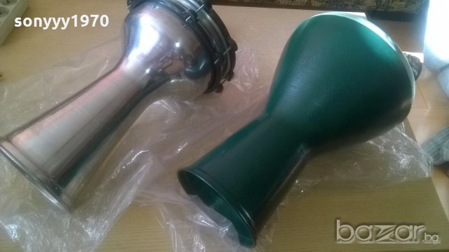 ГОЛЯМИТЕ тарамбуки-нови от сирия-зелена или иноксова-40х25см