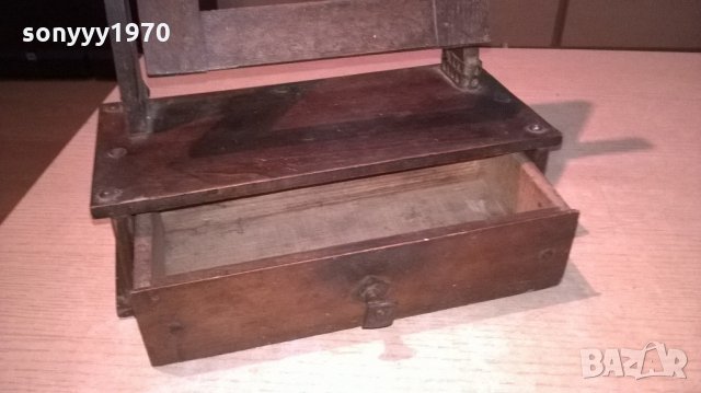 АНТИК-OLD-антика-старина дървения за огледало-45х29х14см, снимка 4 - Колекции - 22006280