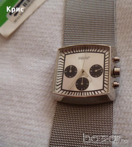 Нов! Ръчен часовник Бенетон UNITED COLORS OF BENЕTTON 7451902035 Хронограф Chronograph, снимка 16 - Мъжки - 12792525