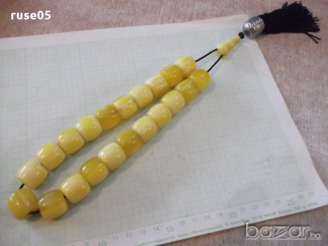 Броеница от балтийски кехлибар - 123,8 гр., снимка 7 - Други ценни предмети - 17044141