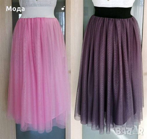 Пола от мек тюл ПО ВАШИ РАЗМЕРИ Ново!, снимка 3 - Поли - 21355907