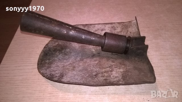 стара сгъваема лопата-36х15см-метална, снимка 7 - Градински инструменти - 22817696