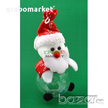 Декоративна касичка с фигурка, светеща в различни цветове - Дядо Коледа. , снимка 3 - Коледни подаръци - 16203096