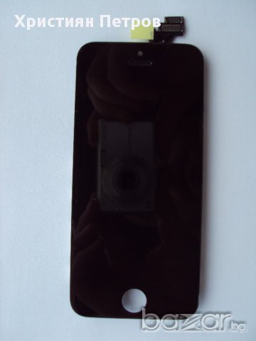 Предно стъкло, Тъч + Дисплей + Рамка за iPhone 5, снимка 1 - Калъфи, кейсове - 10648104
