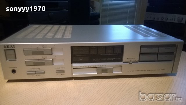 akai am-a201-stereo amplifier-made in japan-внос швеицария, снимка 5 - Ресийвъри, усилватели, смесителни пултове - 8904976