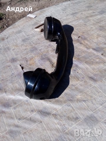 Стара телефонна слушалка, снимка 3 - Антикварни и старинни предмети - 22690817