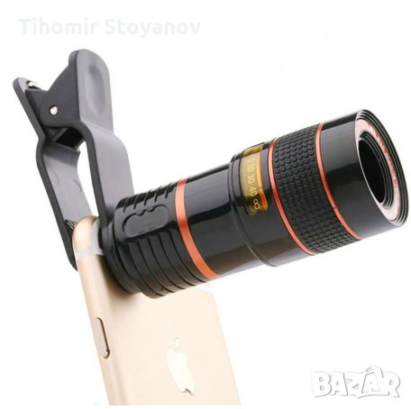 Бинокъл за камера на телефон смартфон smartphone оптичен Zoom 16x, снимка 1