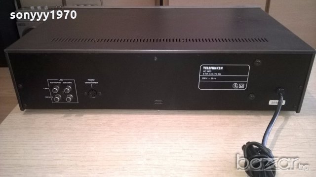 Telefunken hc800 stereo deck-внос швеицария, снимка 12 - Ресийвъри, усилватели, смесителни пултове - 18477883