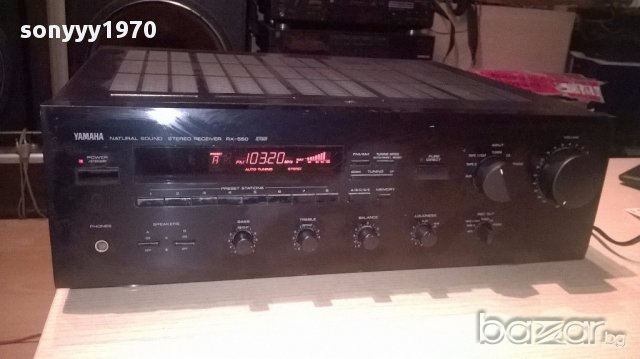 Yamaha rx-550 stereo receiver made in japan-внос швеицария, снимка 1 - Ресийвъри, усилватели, смесителни пултове - 15542299