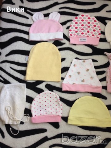 бебешки шапки, снимка 1 - Шапки, шалове и ръкавици - 19785105