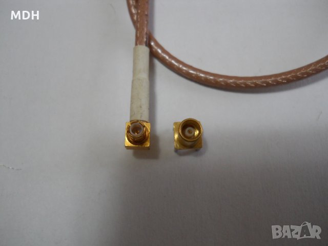 СВЧ кабел с букси за платков монтаж, снимка 4 - Друга електроника - 23054884