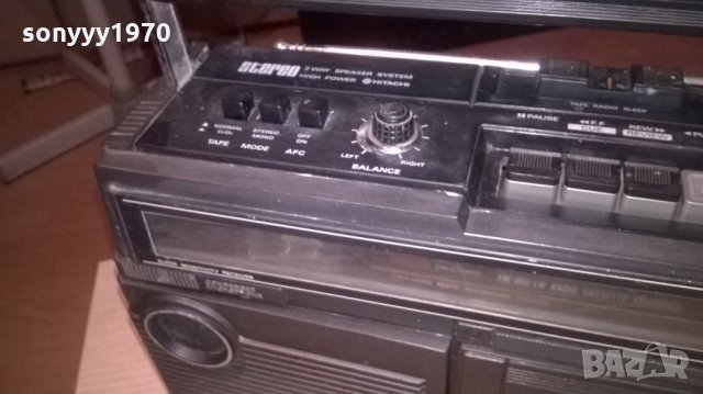 hitachi trk-5280e made in japan-внос швеицария, снимка 9 - Радиокасетофони, транзистори - 26043336