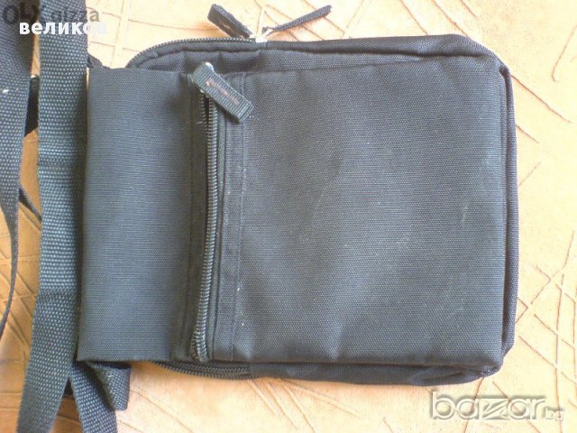 Мъжка презраменна чанта с 3 преграда ,кордуроподобна материя