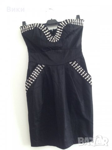 Черна рокля, снимка 4 - Рокли - 22678055