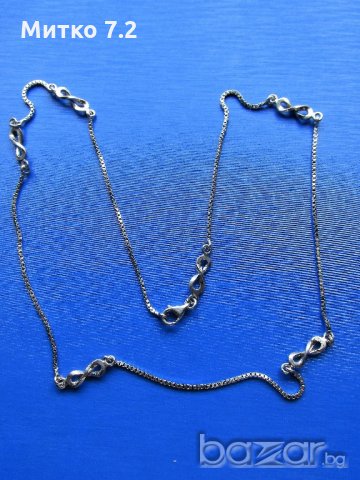 Дамско сребърно колие - 5, снимка 3 - Колиета, медальони, синджири - 21180785