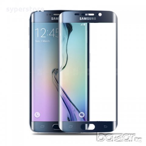 Стъклен протектор за Samsung Galaxy S7 G930F FullFace син скрийн протектор, снимка 3 - Фолия, протектори - 18355775
