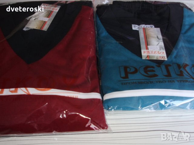 Мъжка пижама с къс ръкав 3ХЛ, снимка 2 - Бельо - 25034272