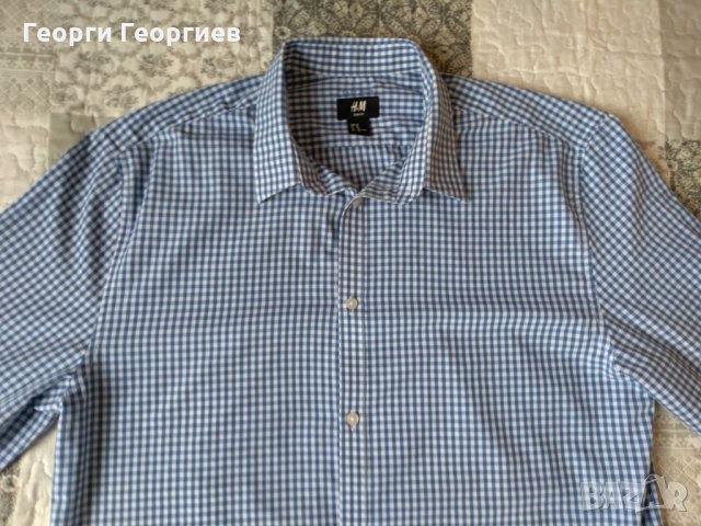 Нова мъжка риза H&M/ Ейч енд Ем, 100% оригинал, снимка 1 - Ризи - 25036172