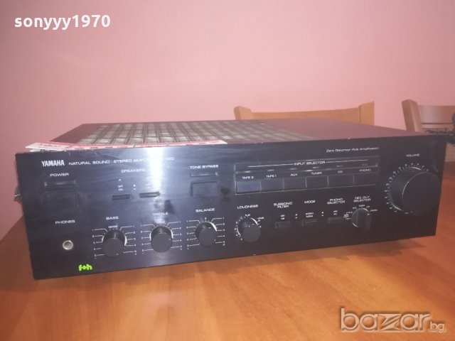 yamaha stereo amplifier-made in japan-внос швеицария