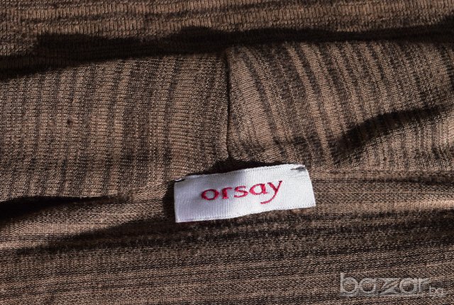Orsay дамска туника жилетка кафява еластична, снимка 3 - Жилетки - 20617815