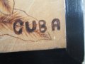 Кубинска картина върху дърво плакет, снимка 3