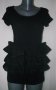 Еластична "Малка черна рокля" с волани "Н&М"® / универсален размер , снимка 1 - Рокли - 14720659