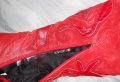 Елегантни ботуши Fiorelli червени кожа и кожа  от пони , снимка 12